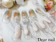 ディア ネイル(Dear nail)/塗りかけ×ちぐはぐ