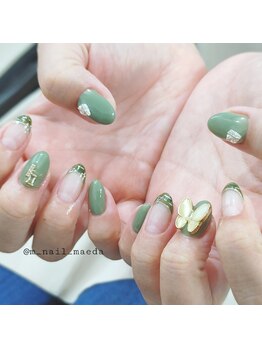 エムネイル(Ｍ)/_フレンチネイル_