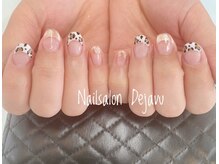 デジャヴ(Dejavu)/レオパードフレンチネイル