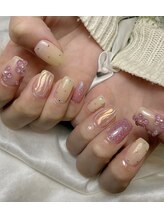 イリス(iris)/ぷくぷくフラワーネイル