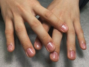 オムネイル 渋谷(HOMME NAIL)/クリアジェル ¥4.400