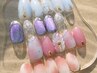 【定額コース¥7,700】+パラジェル¥1,100★250種類のデザインあり★