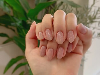 スリーラッシュアンドエルフネイル 下上津役店(threelash&elf.nail)/キラキラワンカラー/パラジェル