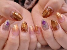 ラルネイル 大宮(Lull. nail)/＊ゴージャス＊薔薇art＊