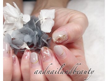 アンドネイルアンドビューティー(&NAIL and Beauty)/ニュアンス定額ネイル