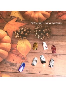セレクトネイル ココ 秦野店(SELECT NAIL COCO)/秋のアートネイル