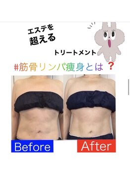 サロン ド カシェット 表参道/筋骨リンパマッサージ痩身/お腹