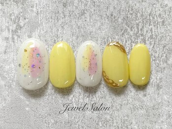 ジュエルサロン(JEWEL SALON)/推しネイルにも♪イエローネイル