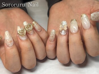 ソロルル ネイル(Sororuru Nail)/ハート×リボンアートネイル