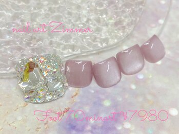 ネイルアート ジマー/フット◆70minartコース¥7980