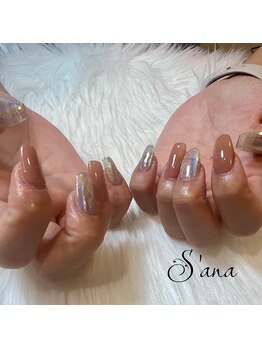 サナ 久が原 千鳥町(S’ana)/ギャラクシーネイル¥6900