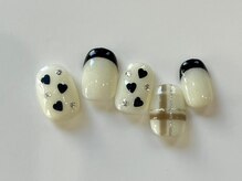 ネイルメゾン 天神店(NAIL MAISON)/ホログラムハートライン￥12500