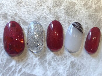 マイフェアレディ 今池(MyFairLady)/大人モードなボルドー×ラメ