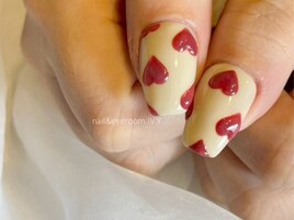 ハート/ぷっくり/ワンカラー