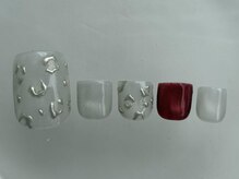 アイネイルズ 渋谷店(I nails)/ベージュミラーマグネット