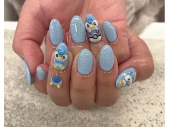 トータルビューティーサロン ドールズ(total beauty salon Dolls)/ポッチャマ3Dネイル