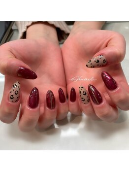 エンネイル(eN nail)/大人ボルドーネイル