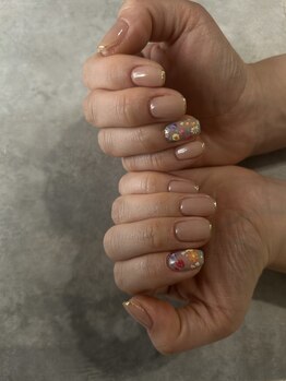 アケルビューティースタジオ(acer beautystudio)/似合わせカラー&お花アート★