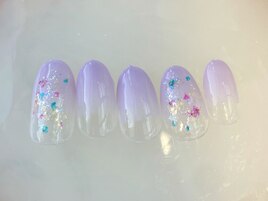 押し花ネイル