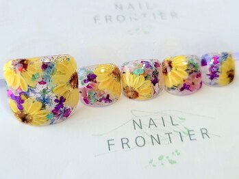 ネイルフロンティア 吉祥寺(NAIL FRONTIER)/F奥行きひまわりフット17980円