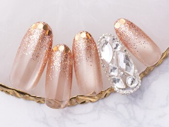 モンスリール 麻布十番(Mon Sourire)/新色ギャリッターグラデネイル