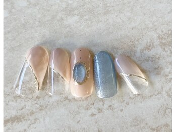 ネイルファクトリー 横浜ベイクォーター店/フレンチデザイン ¥9000