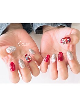 クレヴィア(crevia)/クリスマスネイル