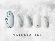 ネイルステーション 渋谷マークシティ店(NAIL STATION)/透明感デザイン／パラジェル