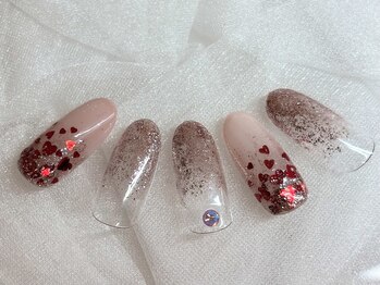 ボニータ(BONITA)/定額B ハート ピンク ラメ