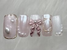 ネイルメゾン 渋谷店(NAIL MAISON)/ストーン埋め尽くしバラ¥9000