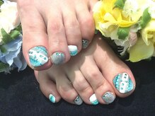 ロココ ラブリヤ ネイル 岡崎店(Rococo Lovelya Nail)/さわやかフットネイル