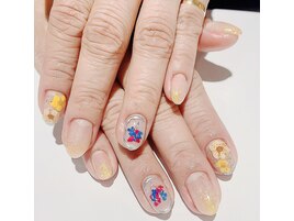押し花ネイル