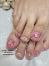 プライベート ネイルサロン マーマ(murmur)/ピンクマーブル