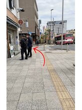 ロレインブロウ 成田店/駅からのアクセス１