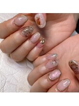 シュシュ(Chou chou)/ニュアンス＋オーロラネイル