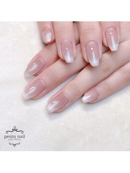 ピオニーネイル(peony nail)/マグネットグラデーション