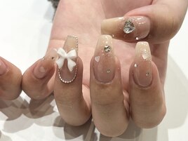 じゅわっとチークネイル