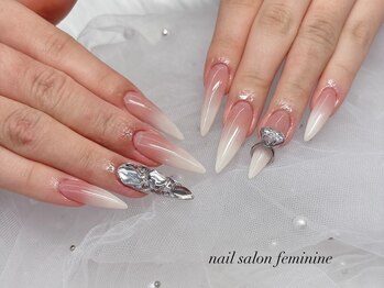 フェミニン 観光通り店(Feminine)の写真/【持ち込みOK/パーツアート/３Dキャラクター】も技術力の高いスタッフにお任せ♪好みのデザインに仕上がる!