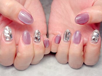 いろいろキラキラネイル