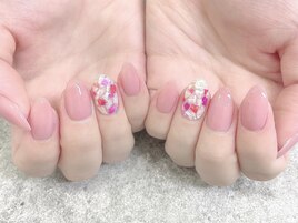 夏デザイン♪シェルネイル