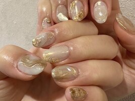 成人式ゴールドニュアンス