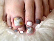 アミュリー ネイル アトリエ(Amury nail atelier)/大理石 ニュアンス パラジェル