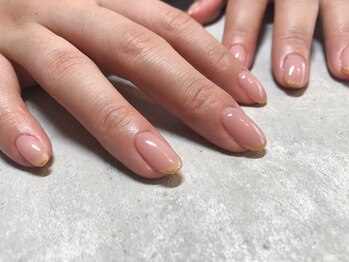 プルメリア(Plumeria)/【ハンド】ヌーディーフレンチ