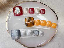 ネイルカレッジアンドサロン ナチュレ(nailcollege&salon NATURE)/定額フットジェル￥7700