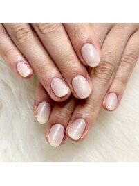 ほんのりピンクラメカラー