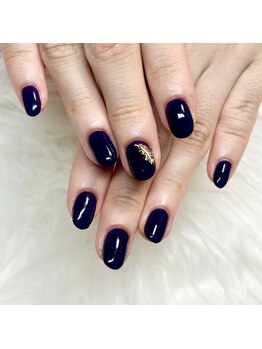 マイオティック ネイル(miotic nail)/ネイビーワンカラー