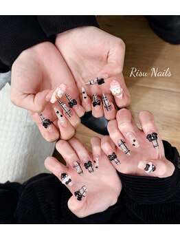 リスネイルズサロン 代々木(Risu Nails Salon)/冬ツイード◯。*♪