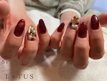 ロータス Lotus/クリスマスネイル