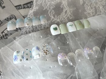 アイネイルズ 恵比寿店(I nails)の写真/一足早くトレンド夏デザイン♪カラーやパーツにもこだわり有♪SummerCollection10140円～[恵比寿]
