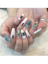 グラマラス アンジェアイ 荻窪店(glamourous ange eye)/ターコイズネイル